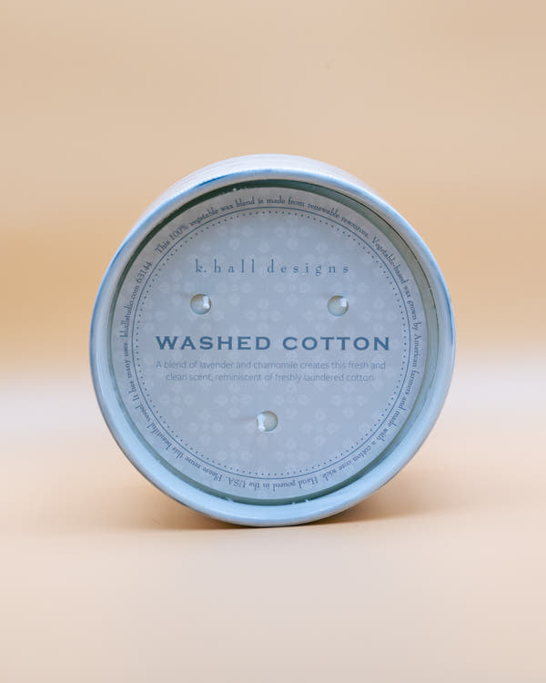 Washed Cotton Candle – 3-Wick