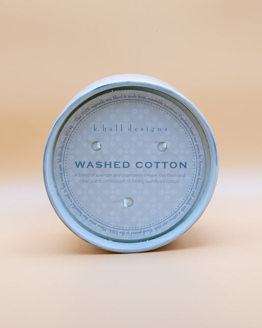 Washed Cotton Candle – 3-Wick